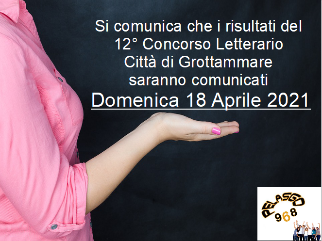 Risultati del 12° Concorso Letterario Città di Grottammare